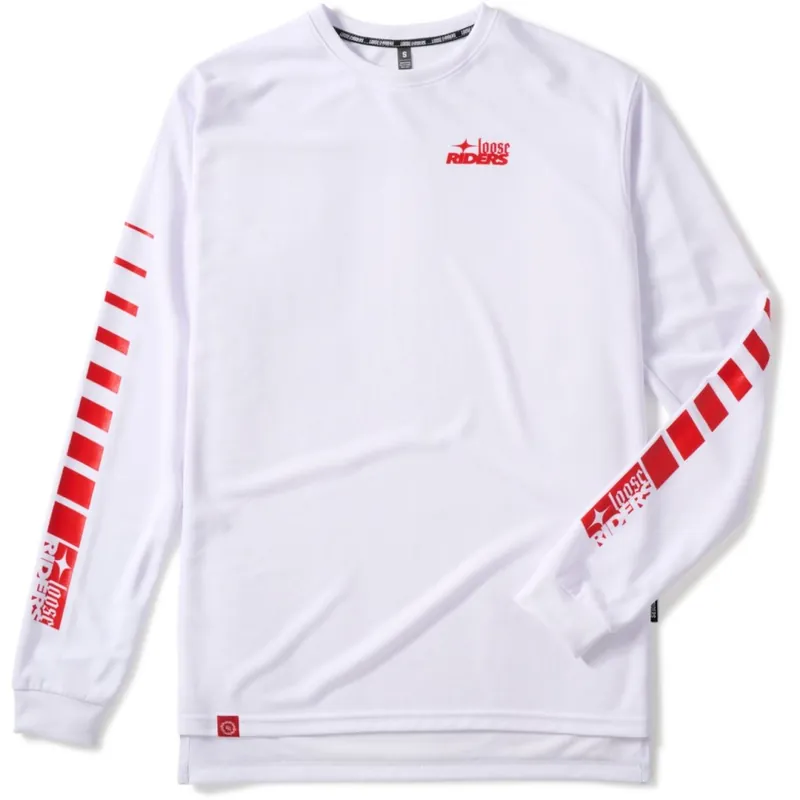 Super-Preis Loose Riders Shutter Langarmtrikot Herren - Shutter White