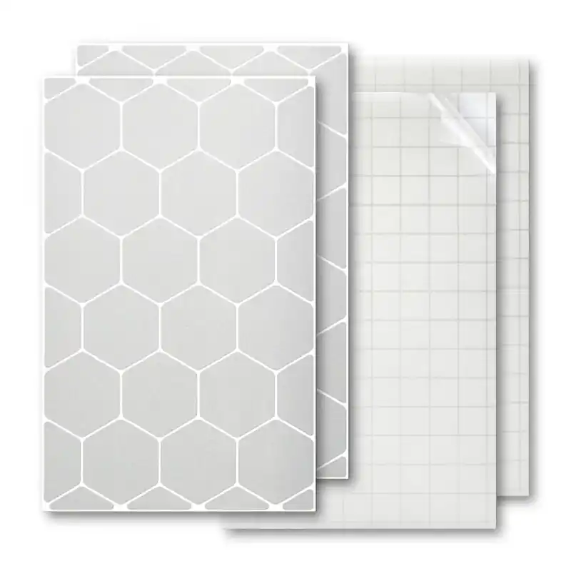 Luxshield Reflektor-Sticker Hexagon - silber Ausverkauf