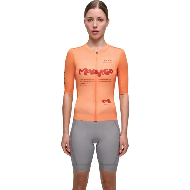 MAAP Strata Pro Air 3.0 Kurzarmtrikot Damen - sorbet Meistverkauft
