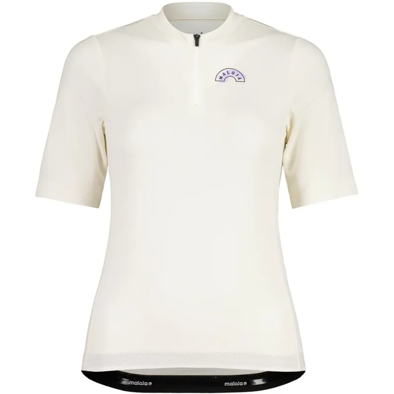 Maloja ArlersteinM. Gravel Kurzarmtrikot Damen - shaded white 1148 Preisreduziert
