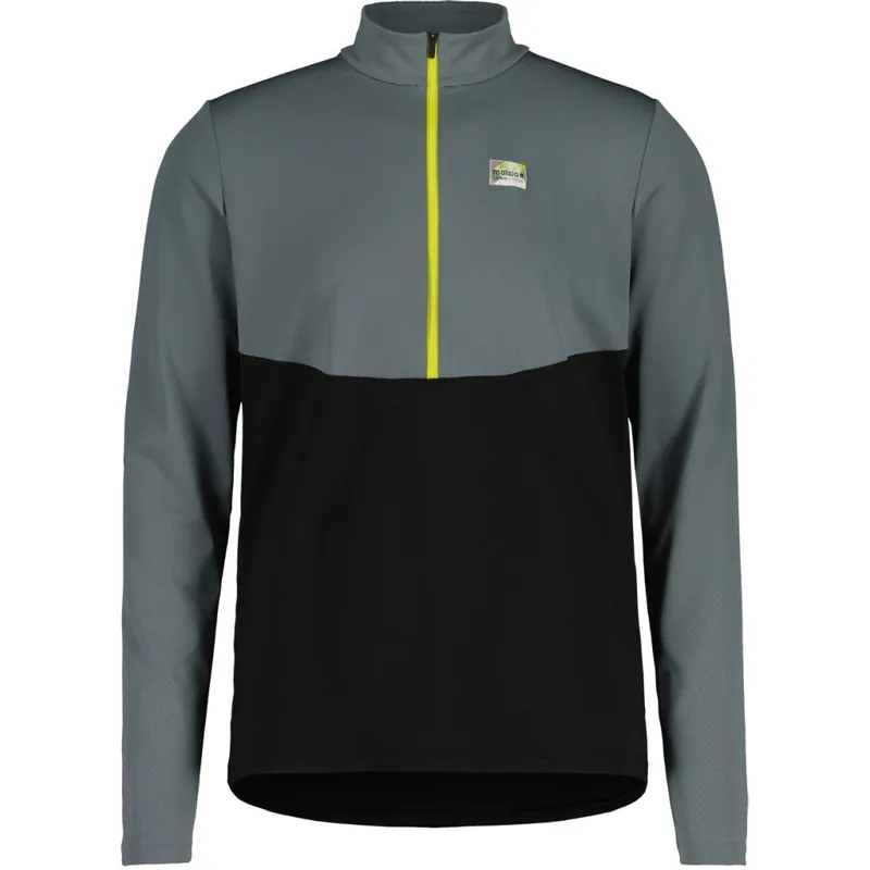 Aktuell Maloja ZovielloM. Adventure Midlayer Shirt Herren - shaded sage multi 1214