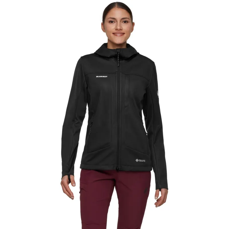 Mega-Angebot Mammut Ultimate VIII Softshelljacke mit Kapuze Damen - schwarz