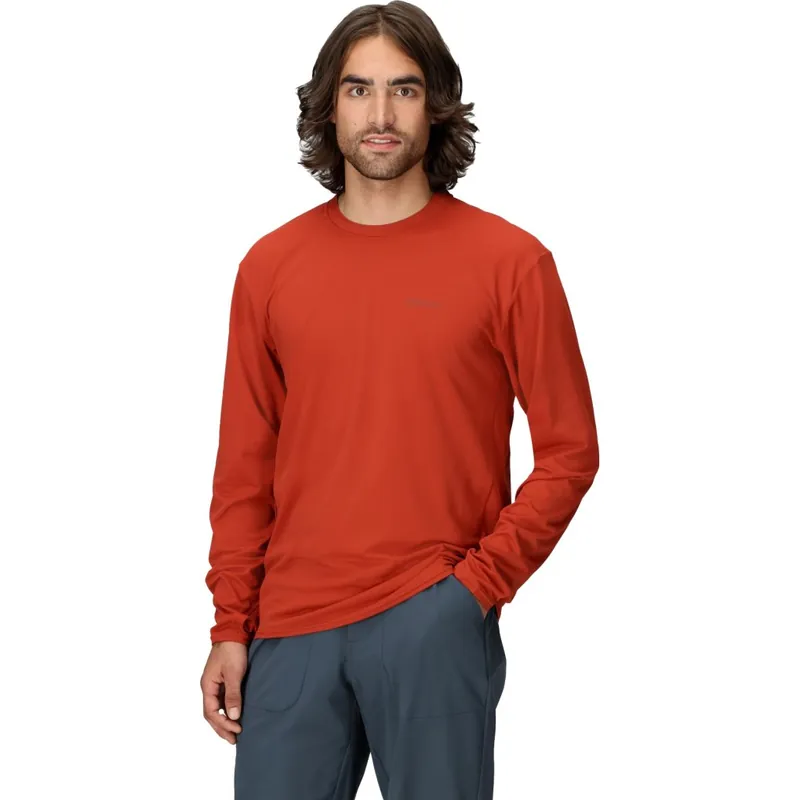 Marmot AirExchange SolarShield Crew Langarmshirt Herren - sumac Markenware