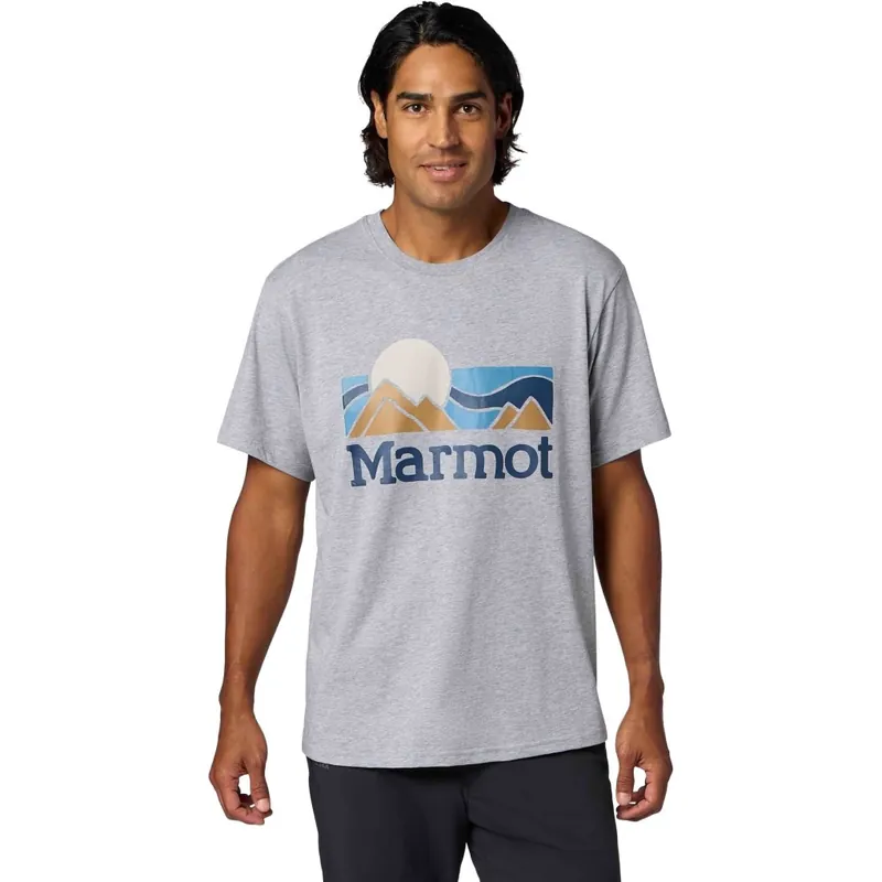 Neu Im Sortiment Marmot Coastal T-Shirt Herren - grey heather