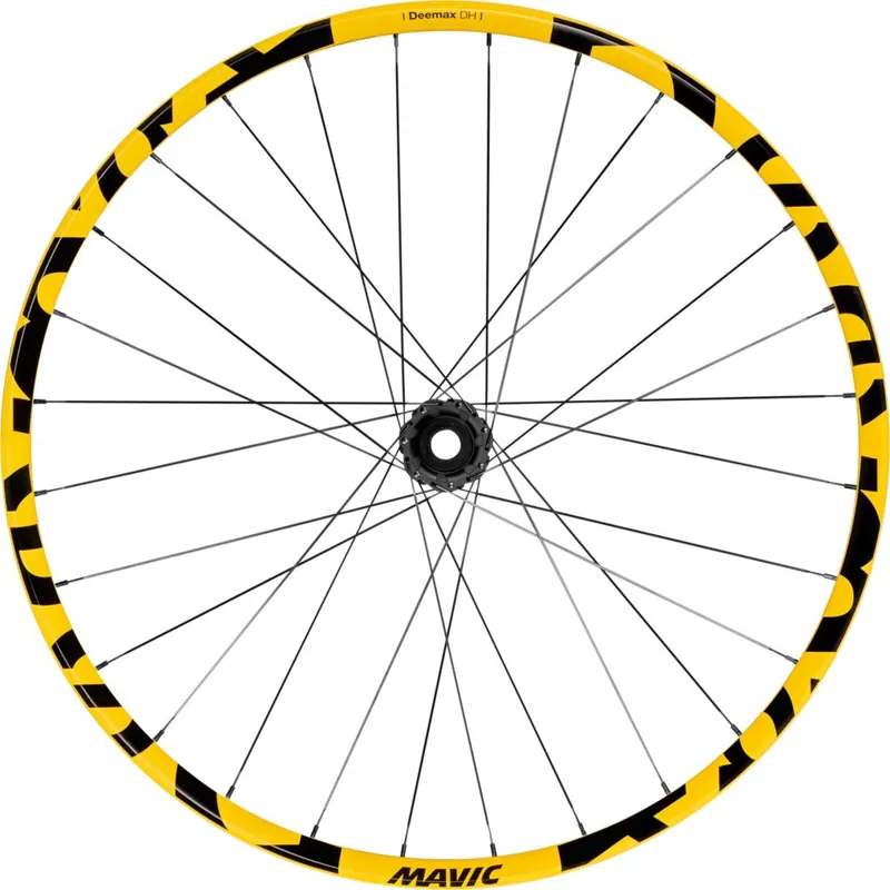 Mavic Deemax DH Hinterrad - 27.5" Clincher 6-Loch - 12x157mm Super Boost - SRAM XD - gelb Sichere Zahlung