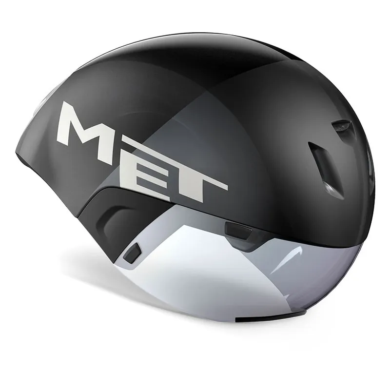 Neuheit MET Codatronca Helm - Black Silver/Matt Glossy