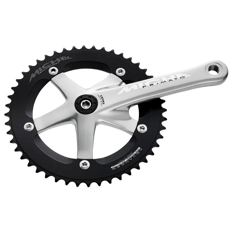 Miche Primato Advanced Pista Bahnrad Kurbelgarnitur - silber Meistverkauft