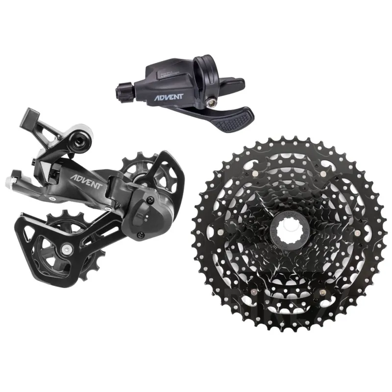 Preiswert microSHIFT ADVENT V2 Upgrade Kit - MTB Medium 1x9-fach - CS-H093 Kassette (11-46Z)