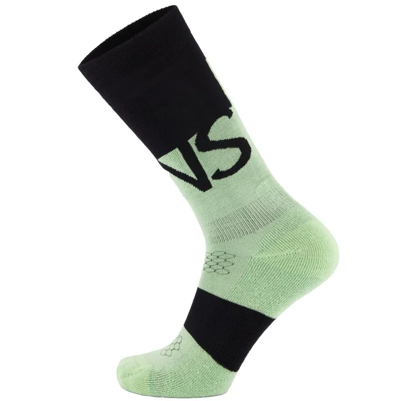 Preis Gesenkt Mons Royale Ultra Cushion Merino Snow Socken - matcha / schwarz