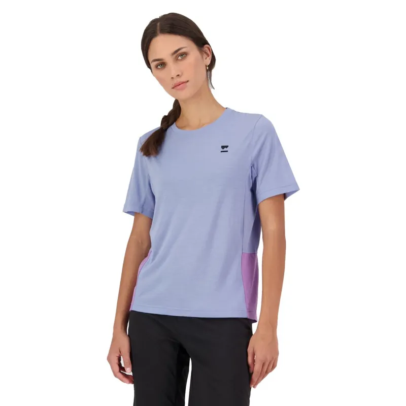 Mons Royale Tarn Merino T-Shirt Damen - skyline / bloom Zertifiziert