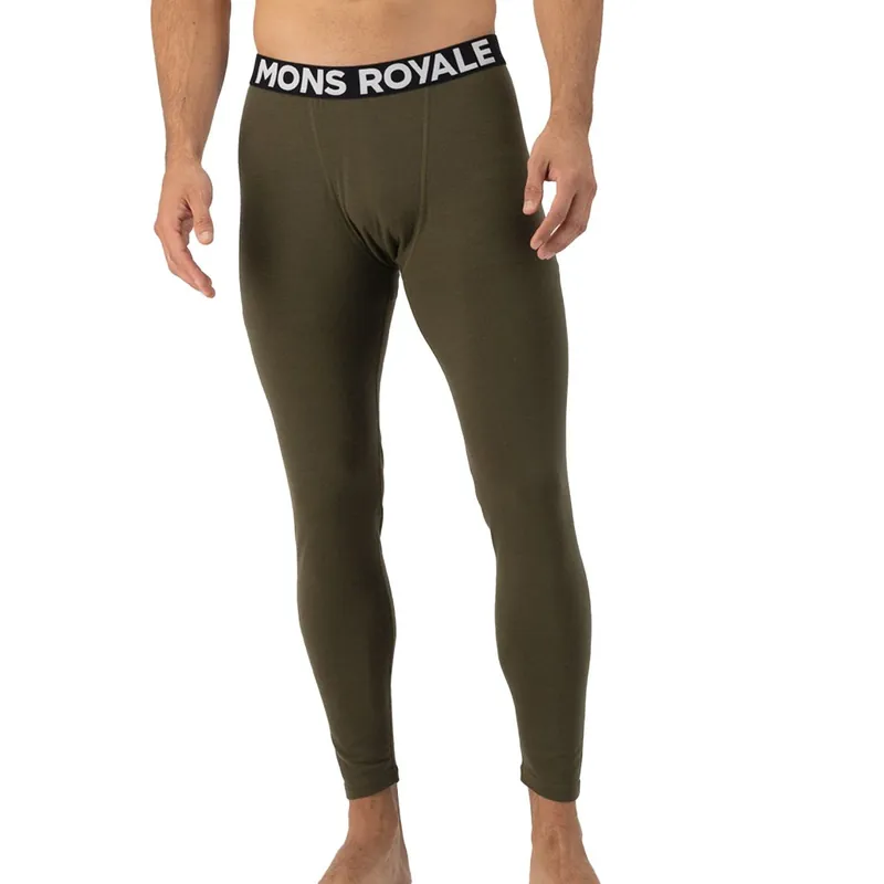 Heißes Angebot Mons Royale Cascade Merino Unterhose Herren - dark olive