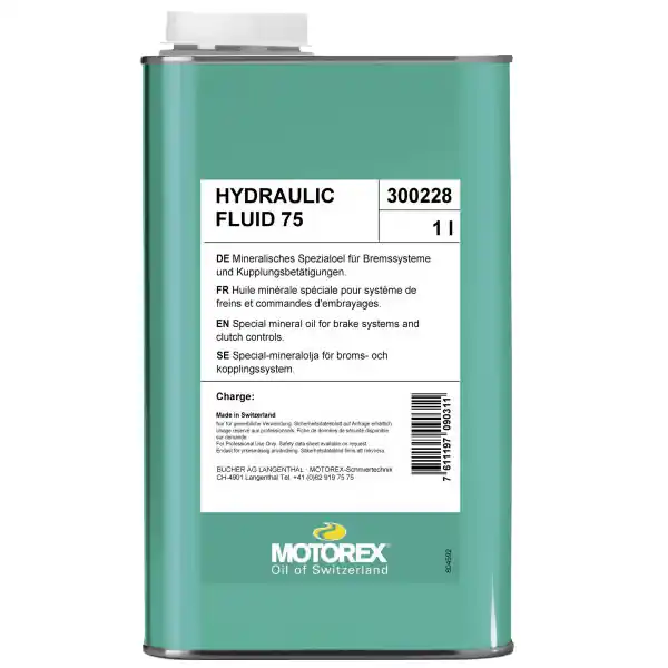 Motorex HYDRAULIC FLUID 75 Mineralöl Bremsflüssigkeit - 1 Liter Preiswert