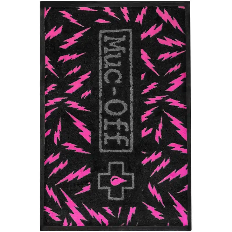 Sale Muc-Off Ridiculously Absorbent Floor Mat Bodenmatte - schwarz/rosa