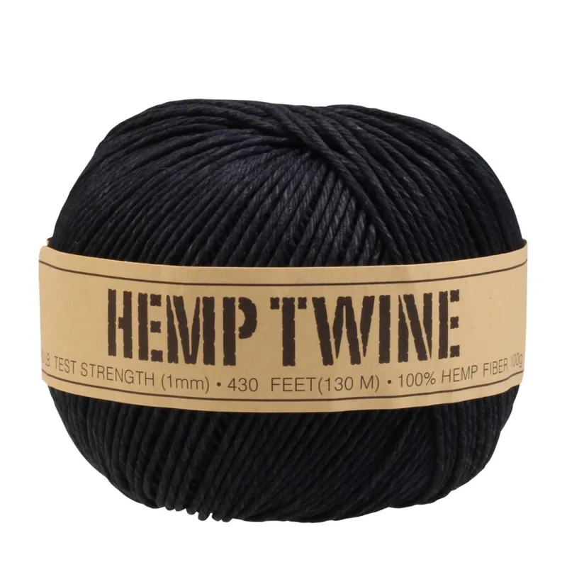 Expressversand Newbaum‘s Hanf-Schnur 130 m - schwarz