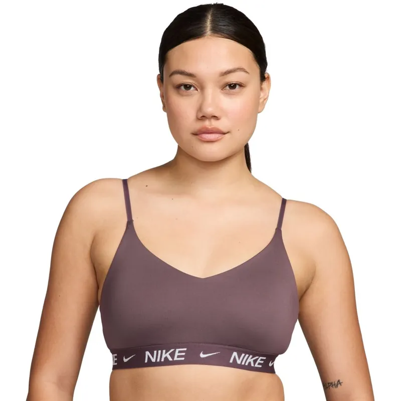 Nike Indy Sport-BH mit leichtem Halt Damen - tattoo/tattoo/white FD1062-502 Versand Am Gleichen Tag
