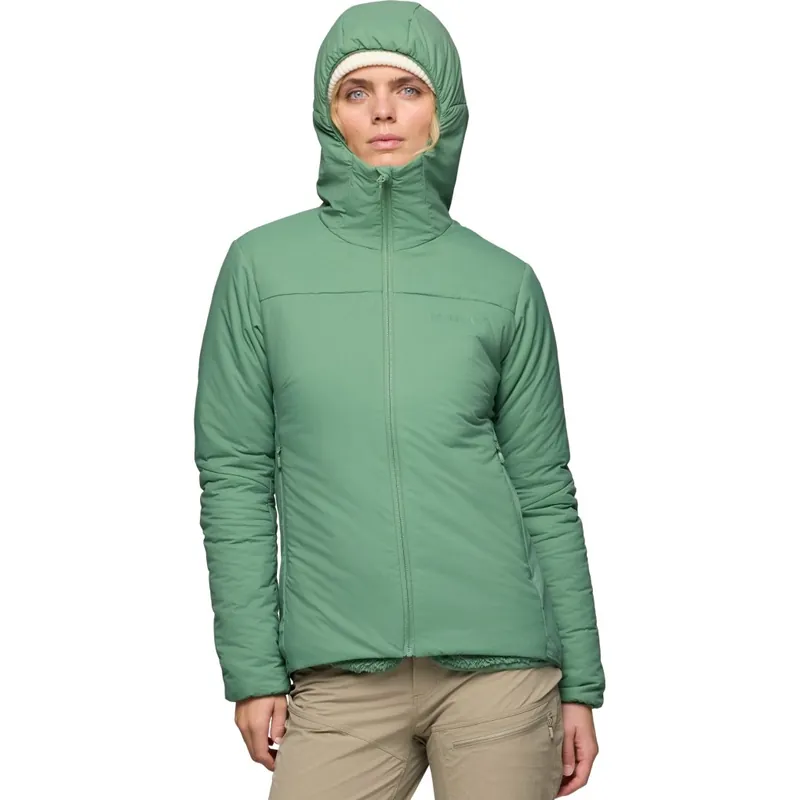 Jetzt Kaufen Norrona femund thermo60 Isolationsjacke mit Kapuze Damen - Dark Ivy