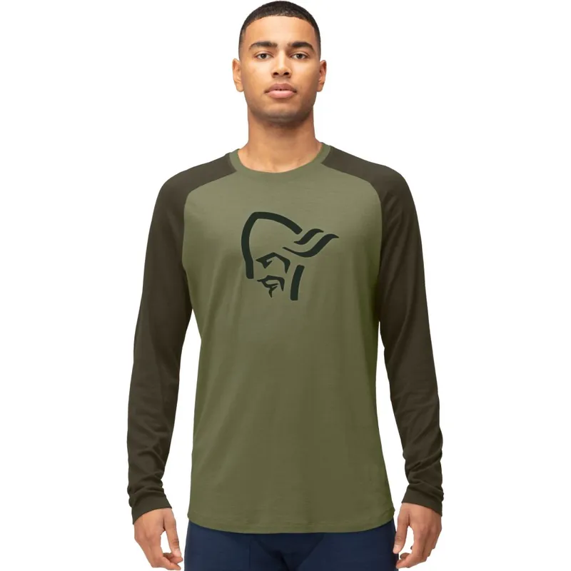 Norrona femund pureUll Langarm-Unterhemd Herren - Loden Green Mega-Angebot