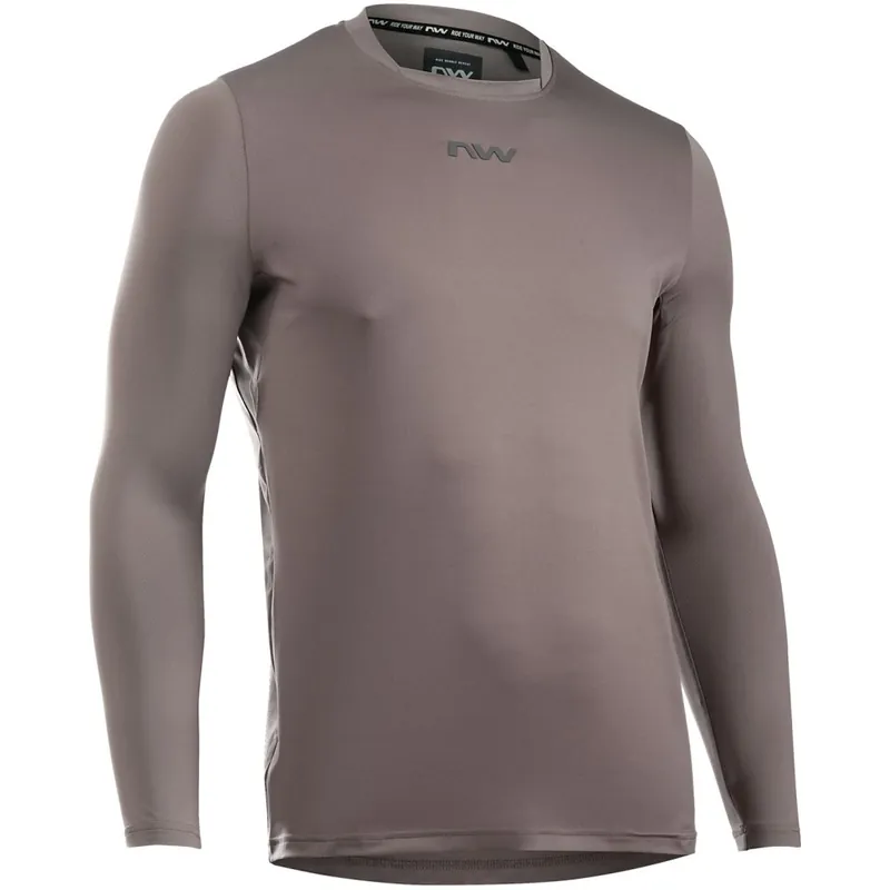 Northwave Bomb Langarmtrikot Herren - sand 46 Finale Aktion