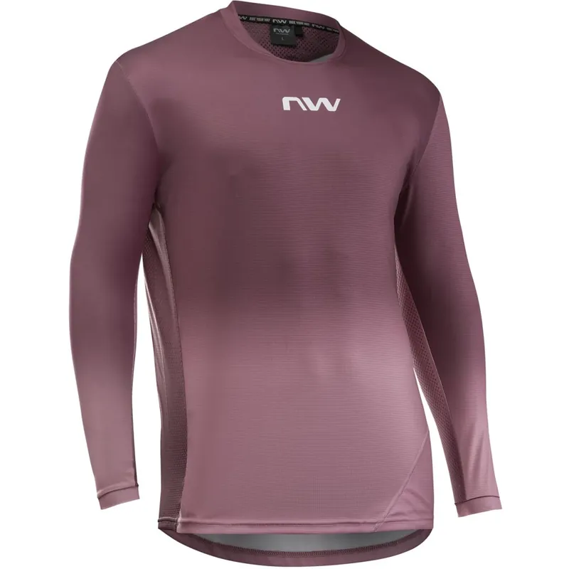 Neue Kollektion Northwave Edge 2 Langarmtrikot Herren - dusty malva 142
