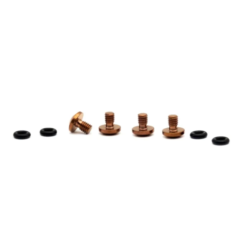 Sale OAK Components Entlüftungsschrauben Set - Titan SRAM Bleedport Mineralöl 4 Stück - Kupfer