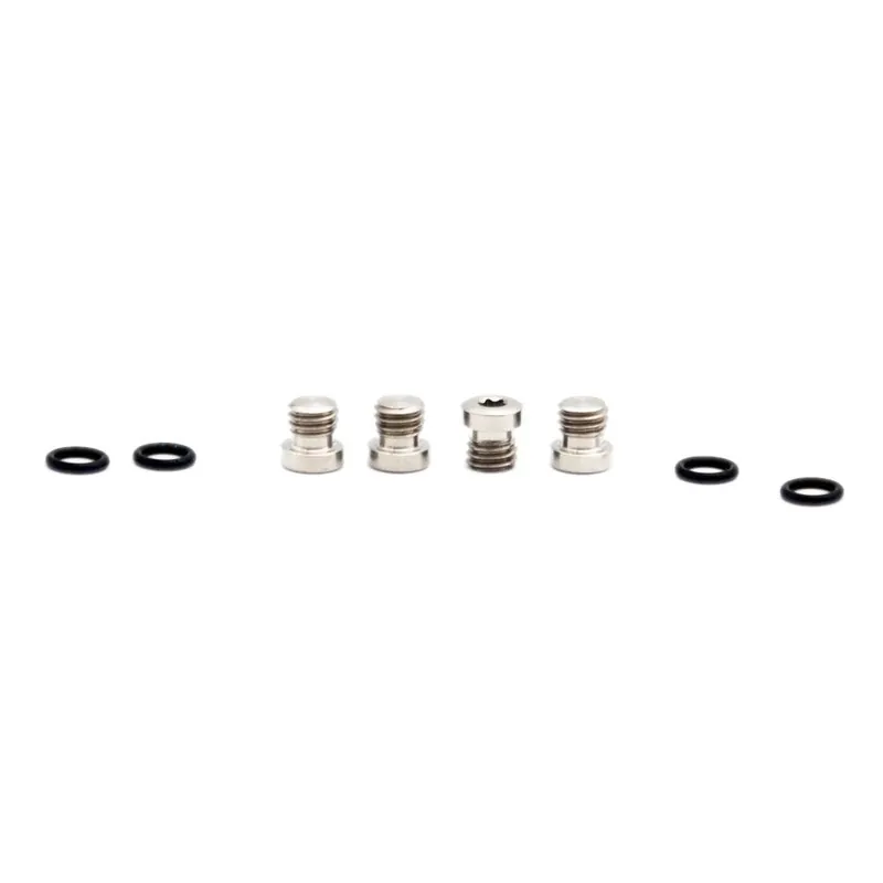 Preiswert OAK Components Entlüftungsschrauben Set - Titan SRAM Bleedport DOT 4 Stück - raw