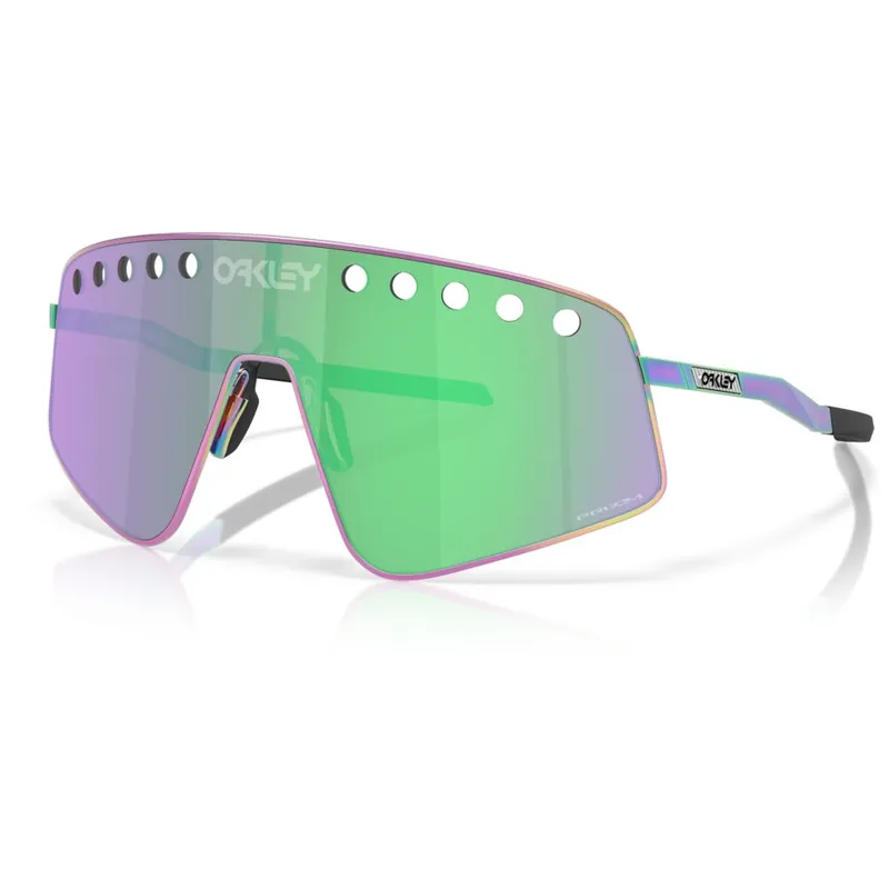 Neu Im Sortiment Oakley Sutro TI Sweep Brille - Polished Oil Slick/Prizm Road Jade - OO6025-0538