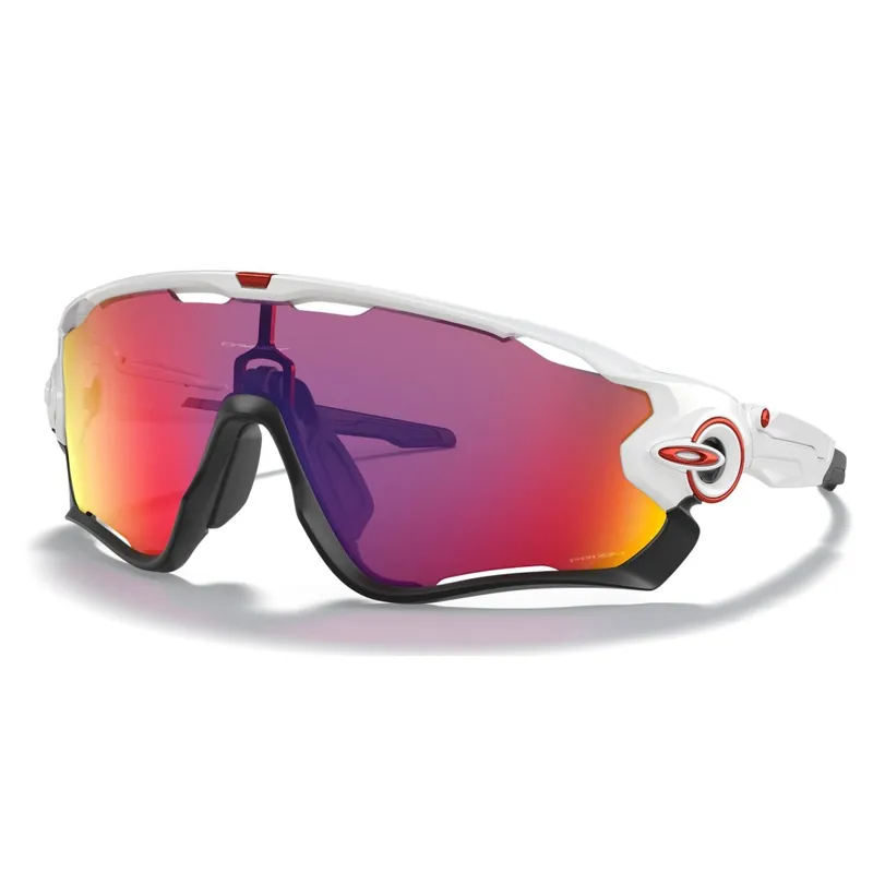 Oakley Jawbreaker Brille - Road Polished White/Prizm Road - OO9290-05 Nur Heute