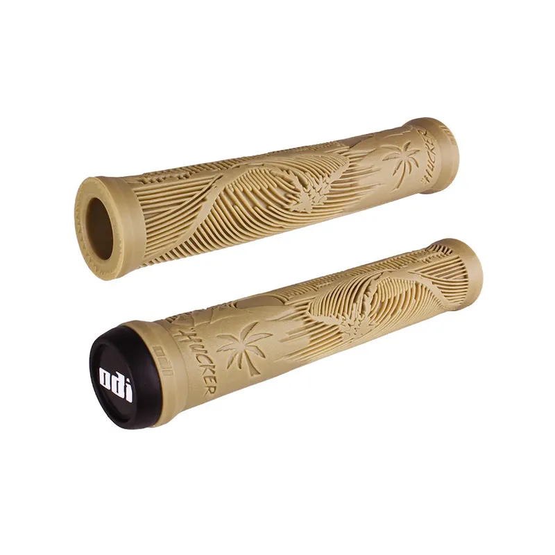 Online Kaufen ODI Hucker Signature Lenkergriffe - BMX Flangeless 160mm - Brown