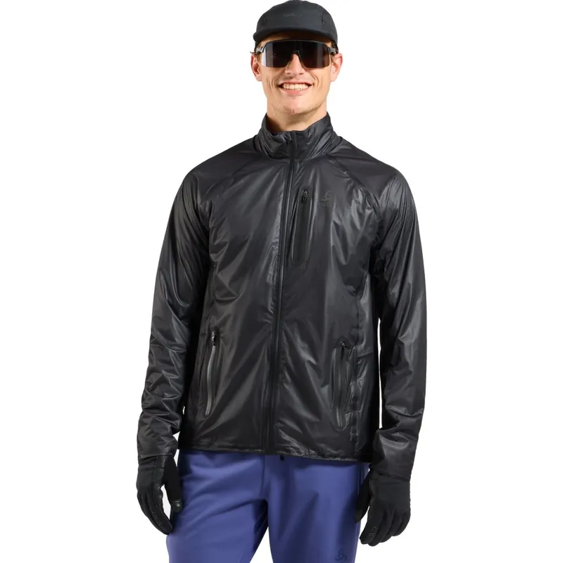 Odlo Zeroweight Dual Dry Isolierte Und Wasserdichte Langlaufjacke Herren - schwarz Super-Preis