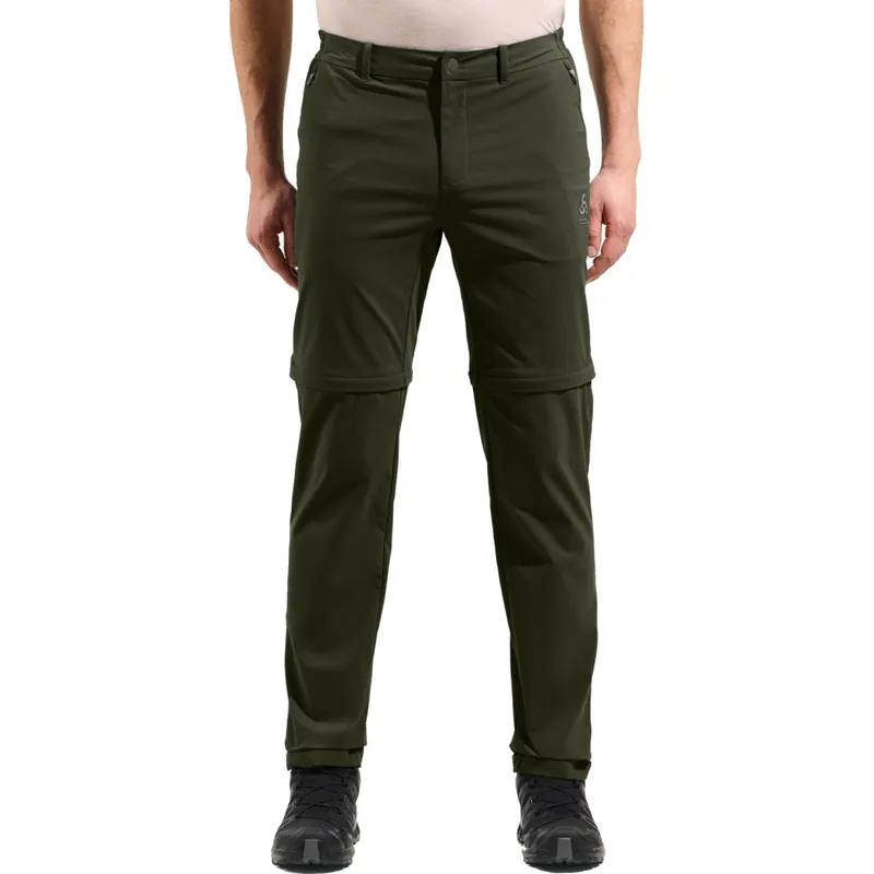 Günstig Odlo Ascent Light Zip-Off-Wanderhose Herren - forest night