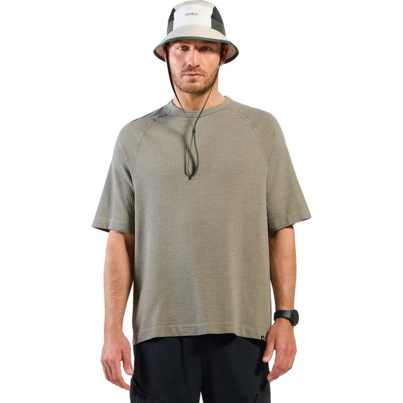 Odlo Cubic Merino T-Shirt Herren - vetiver Preis Gesenkt