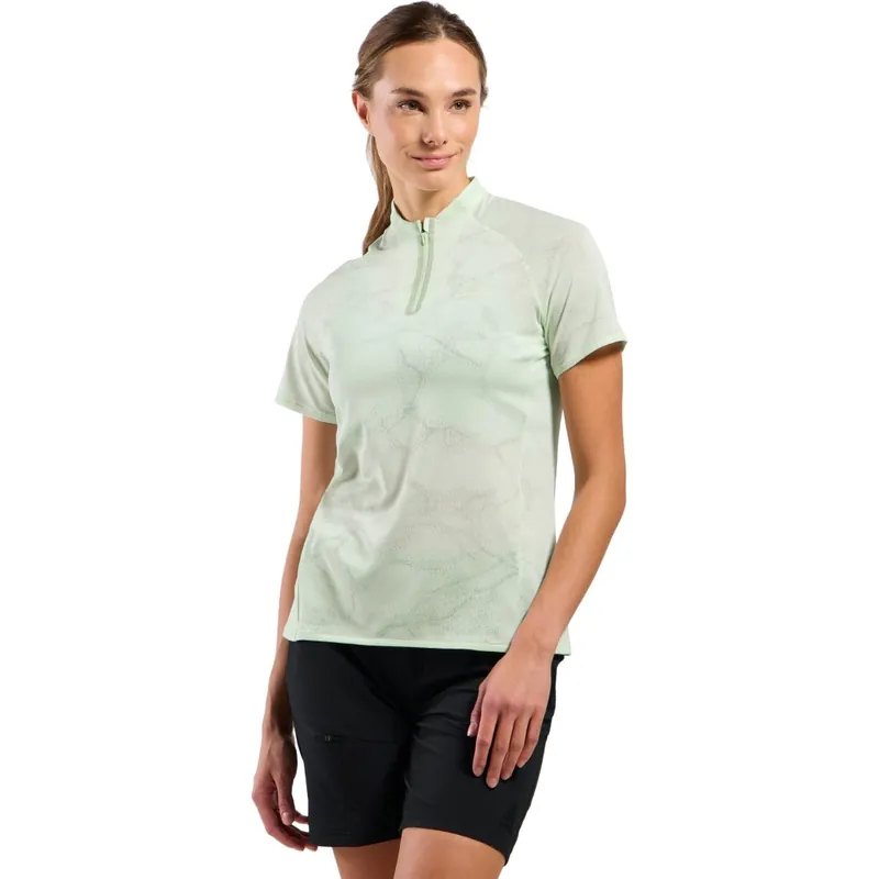Knallerangebot Odlo Ascent Chill-Tec Poloshirt Damen - ambrosia melange