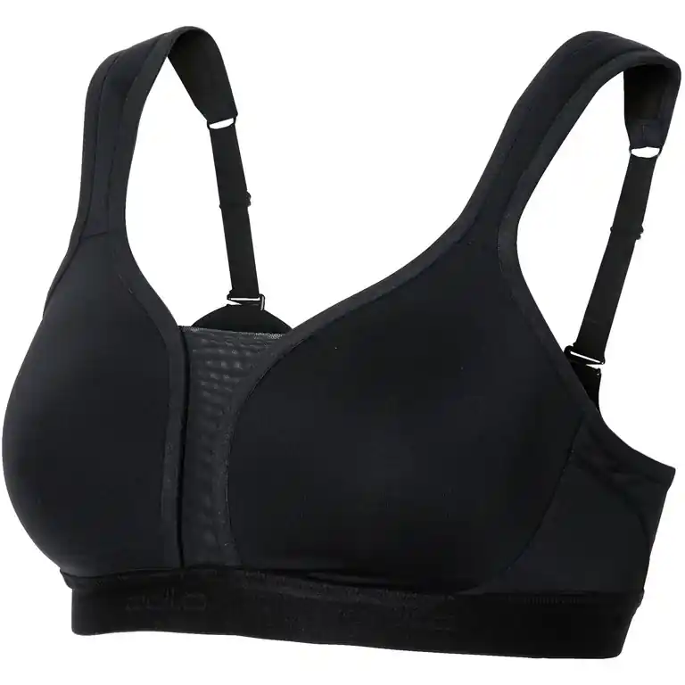 Odlo Padded High Sport-BH Damen - Cup A - schwarz Abverkauf