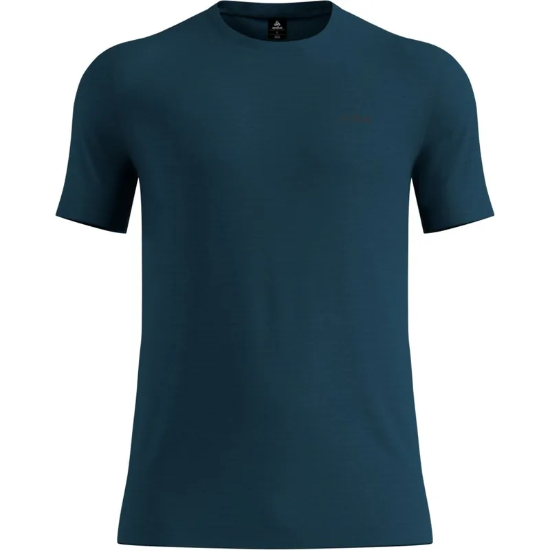 Odlo Natural Merino 160 Kurzarm-Unterhemd Herren - reflecting pond Must-Have