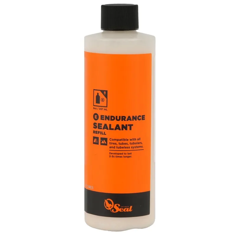 Neu ORANGE SEAL Endurance Tubeless Sealant Refill - Reifendichtmilch - 8oz / 236ml