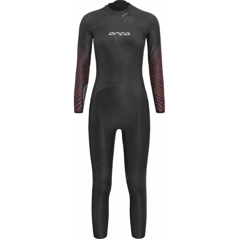 Neuheit Orca Apex Float Triathlon-Neoprenanzug Damen - black/red buoyancy