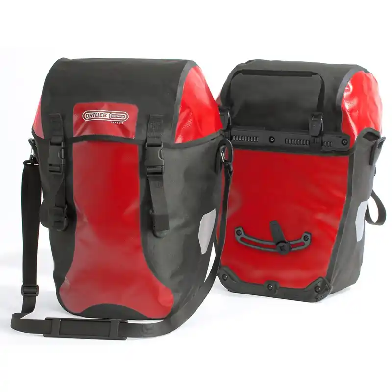 Mega-Angebot ORTLIEB Bike-Packer Classic - QL2.1 Fahrradtasche (Paar) - 2x20L - red-black