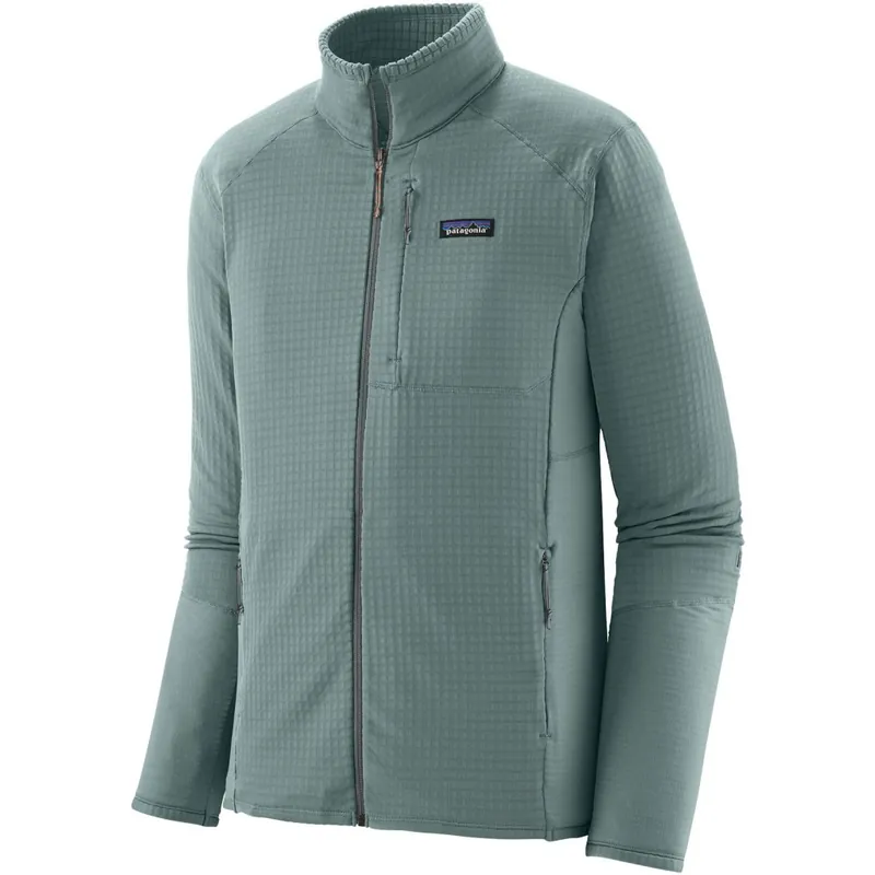 Heißes Angebot Patagonia R1 Hybrid Fleecejacke Herren - Blue Sage