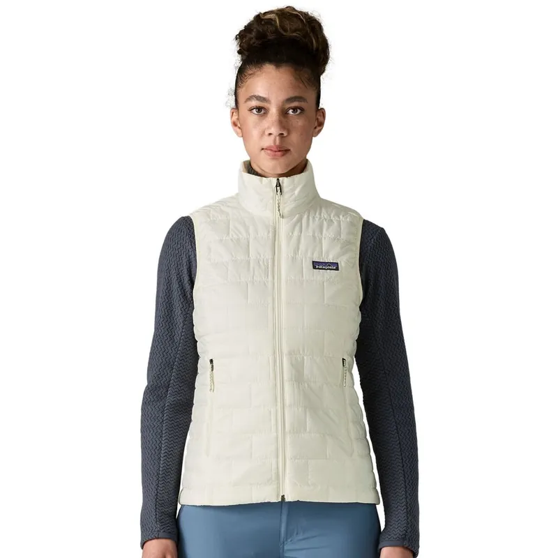 Preiswert Patagonia Nano Puff Weste Damen - Birch White