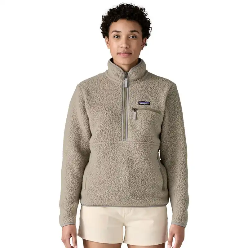 Patagonia Retro Pile Marsupial Fleece Pullover Damen - River Rock Green Sonderangebot