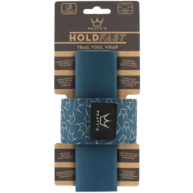 Peaty‘s HoldFast Trail Tool Wrap Werkzeugtasche - ocean blue Neuheit