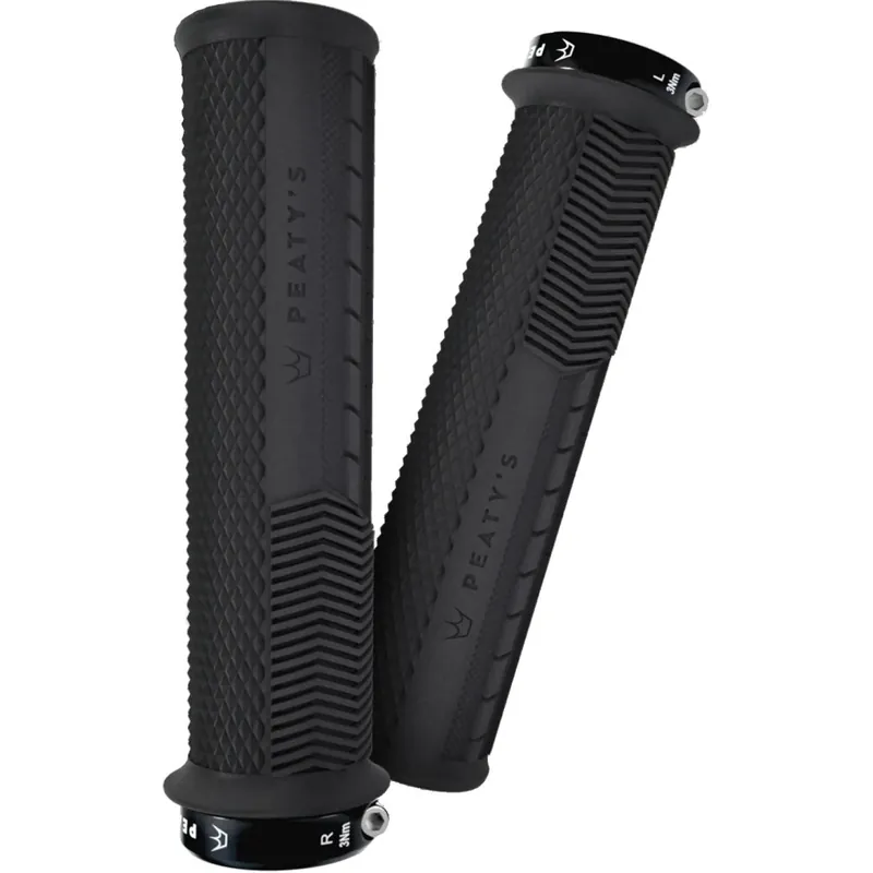 Peaty‘s Monarch Grips Knurl Thick Lenkergriffe - Schwarz Direkt Vom Hersteller