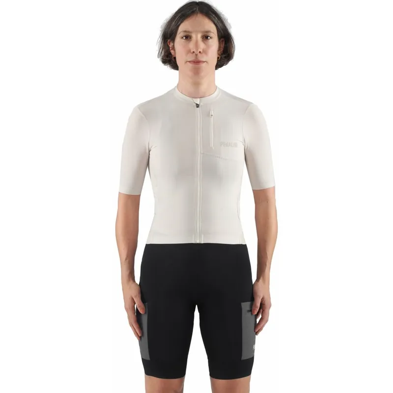 Angebot PEdALED Odyssey Kurzarmtrikot Damen - Off White W5SJSOD