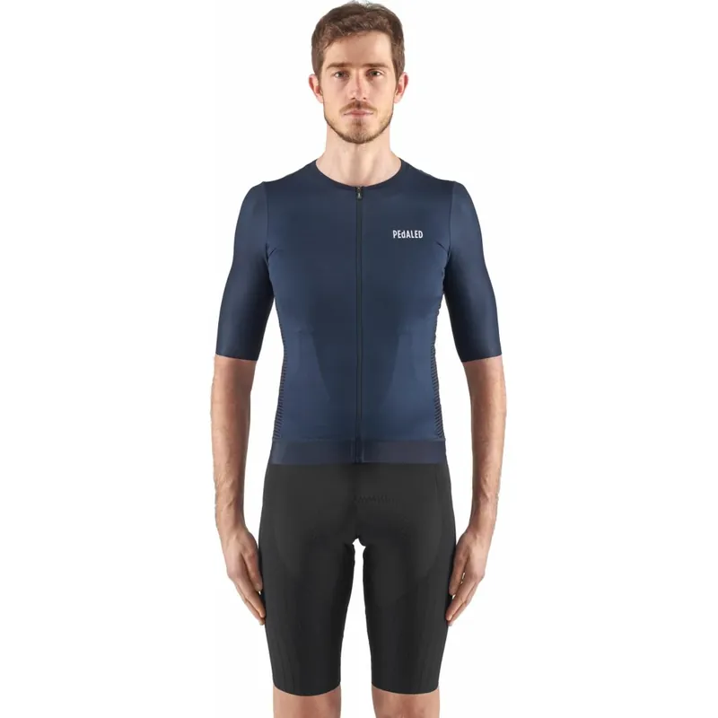 Top-Preis PEdALED E. Aero Kurzarmtrikot Herren - Dark Navy 25WJAEL