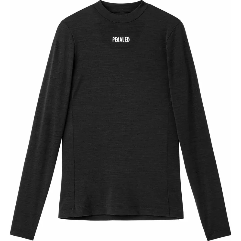 Beliebt PEdALED E. Merino Langarm-Unterhemd Damen - Black W6WMBEL