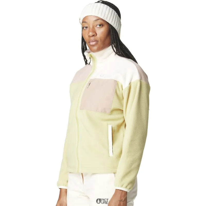 Preis Gesenkt Picture Arcca Full Zip Fleecejacke Damen - Hemp Roebuck Vanilla