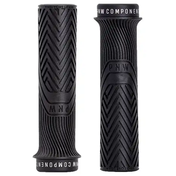 Rabatt PNW Components Loam Lenkergriffe - Lock-On Regular (30mm) - black out black