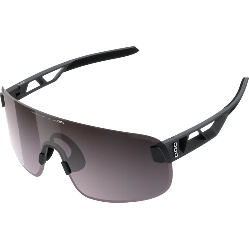 Wochenendangebot POC Elicit Sonnenbrille - Uranium Black - Clarity Road/Sunny Silver