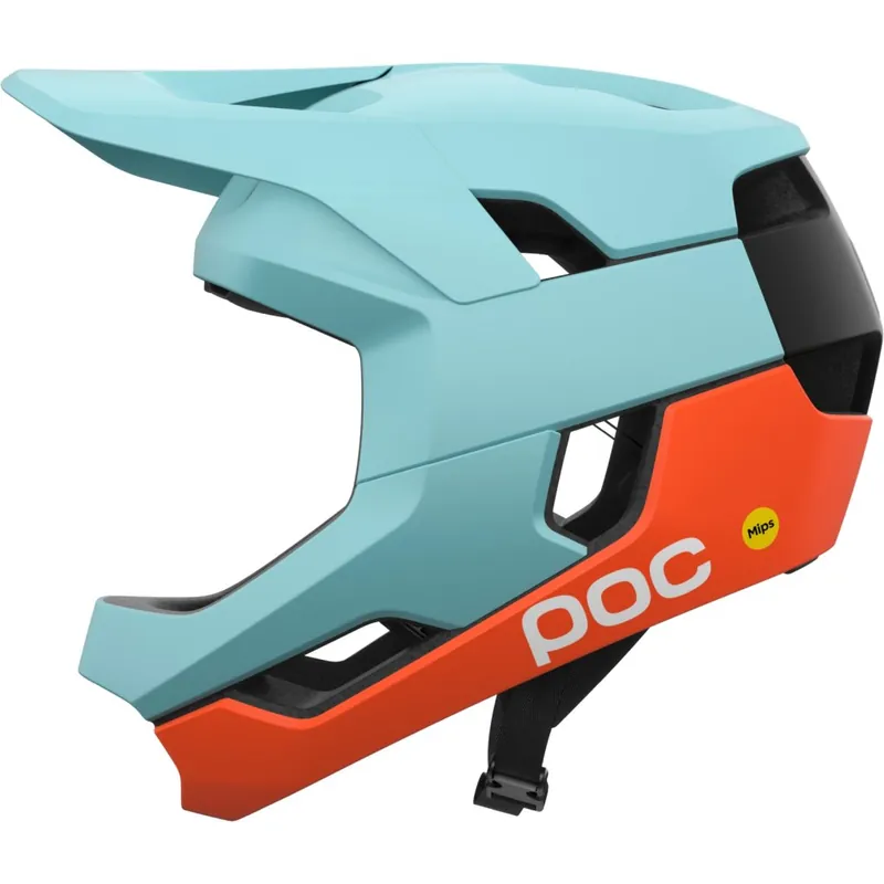 Saisonangebot POC Otocon Race MIPS Helm - 8877 Indicolite Blue Matt/Carnelian Orange Matt