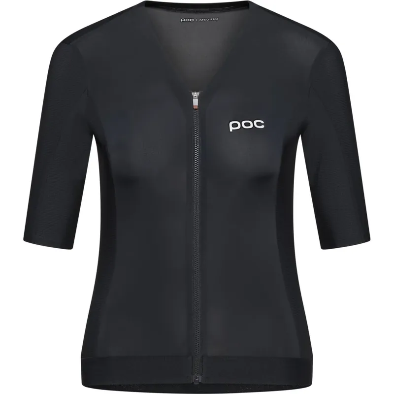 POC Raceday Kurzarm-Fahrradrikot Damen - 1002 Uranium Black Sonderaktion